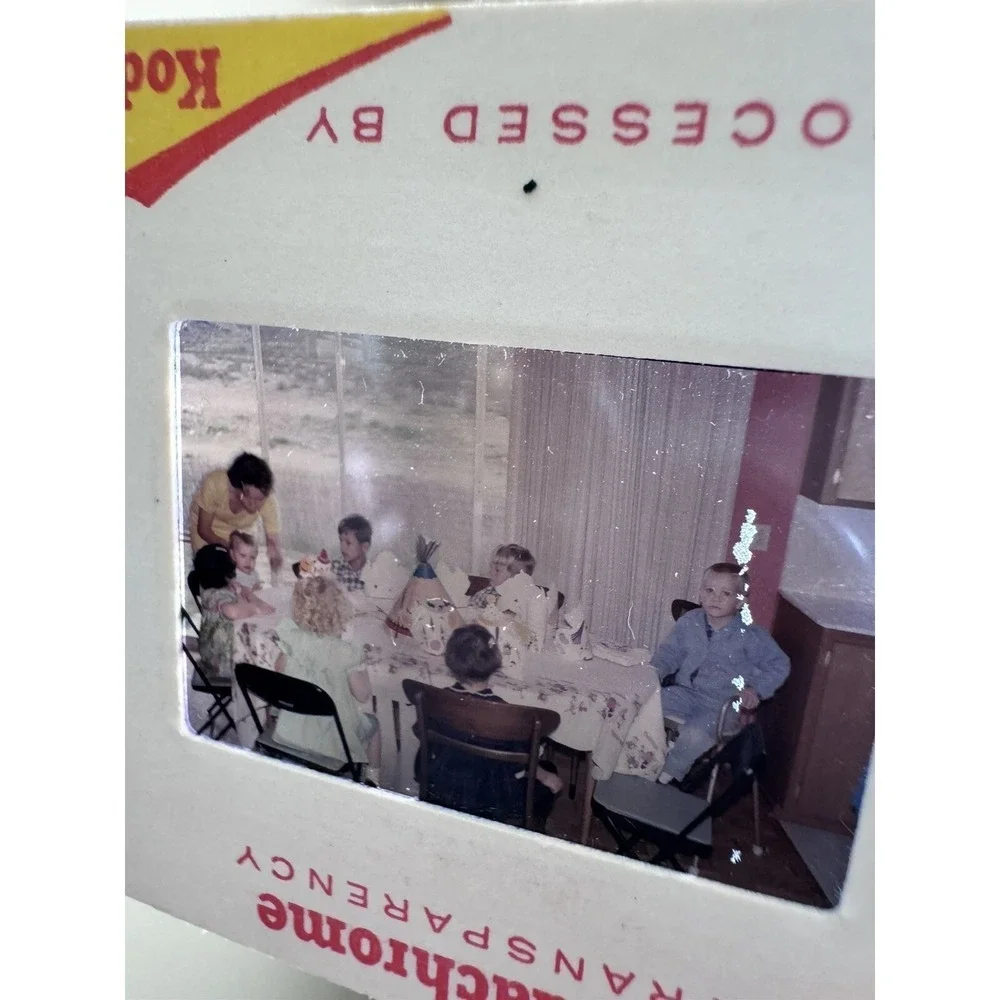 35mm Slides Family Birthday And Family Vintage Lot Of 5 From the 60s